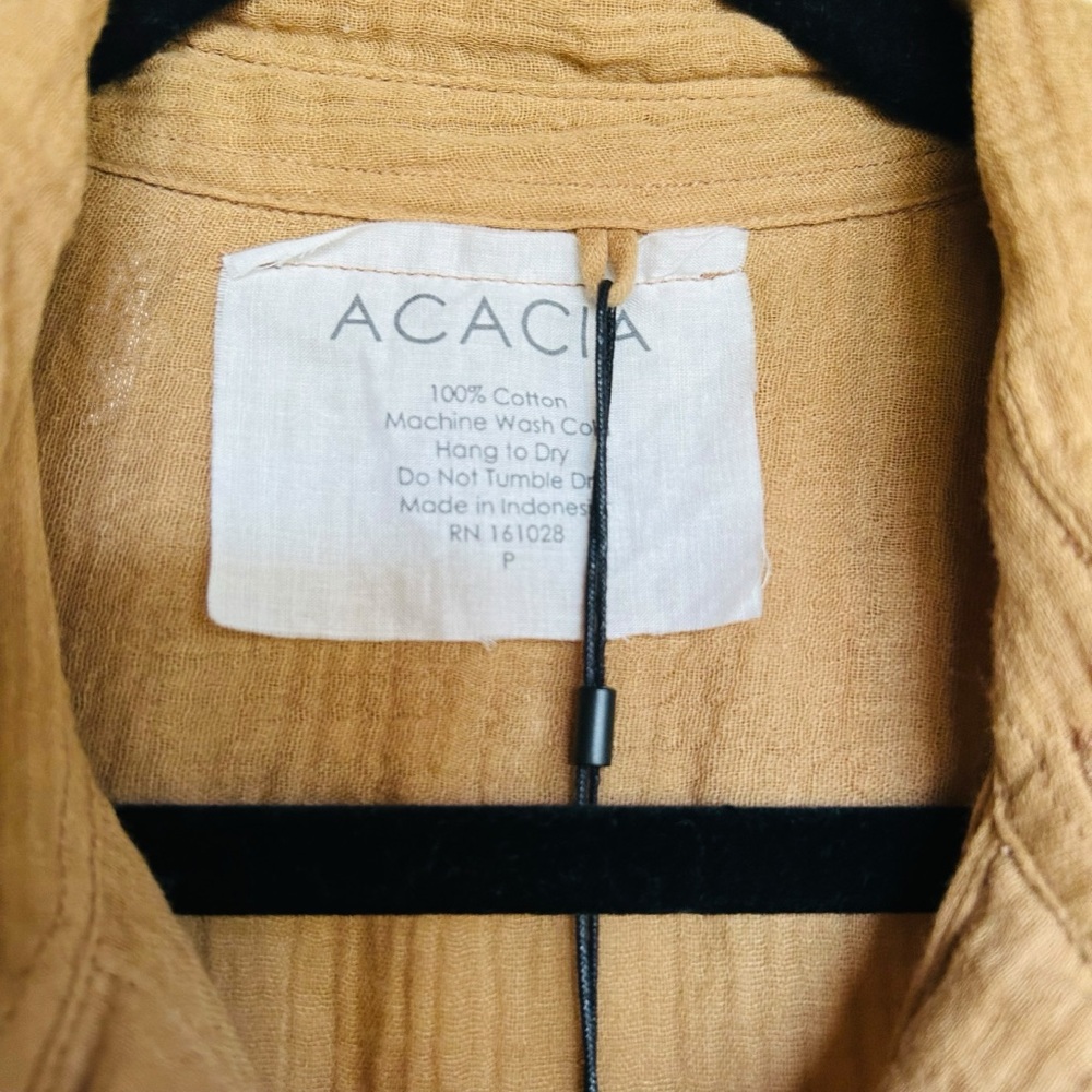 Acacia Oahu Duster Cover up in Almond - Picture 3 of 10